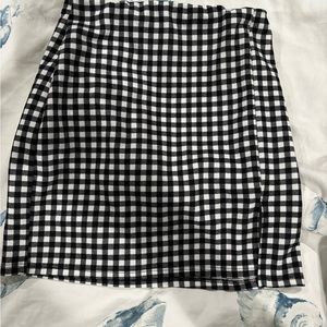 Saints 21 Gingham Skirt, Sz M